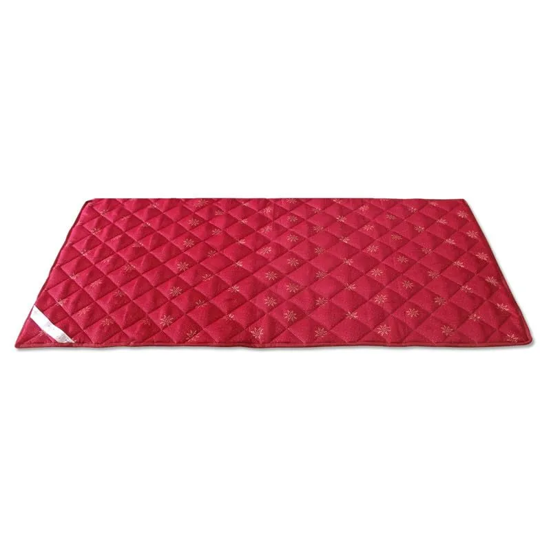 Rhythm Lite 1 Inch Foldable Foam Mattress, Single Size Lightweight Multipurpose Mattress, Useful in Travel, Picnic, Floor Mattress (Red 72x72x1 inch)