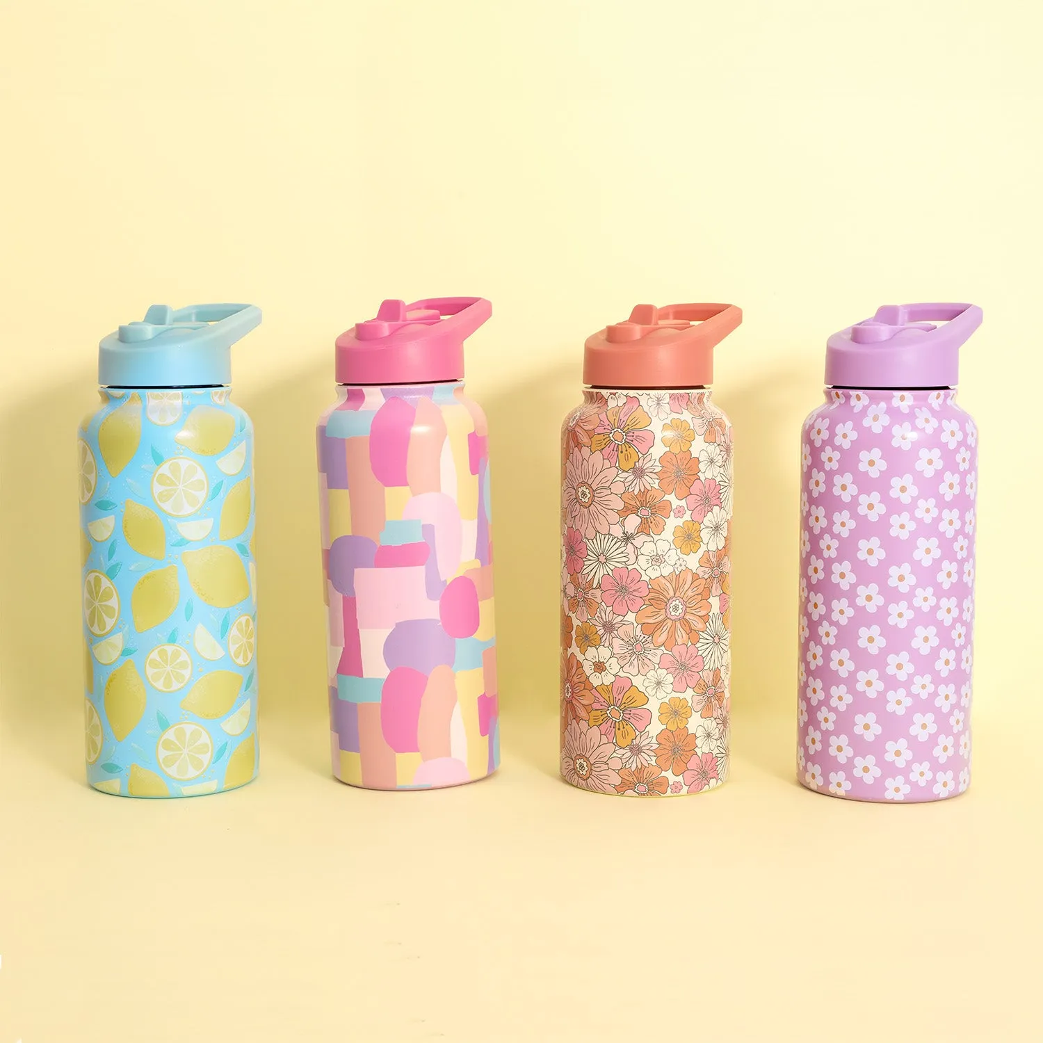 Sip by Splosh Insulated Drink Bottle - Daisy