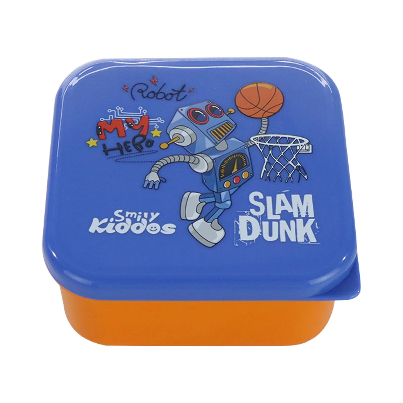 Smily Kiddos 4 in 1 container-Robot Theme Container Set Lunch Box