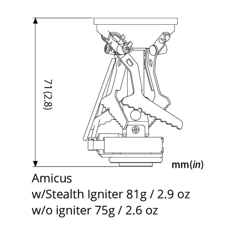 SOTO Amicus w/ Stealth Ignitor Stove