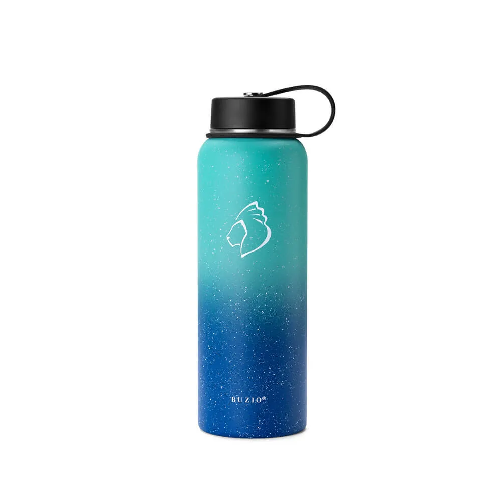 stainless steel water bottle with straw | Starry Pacific | 40oz