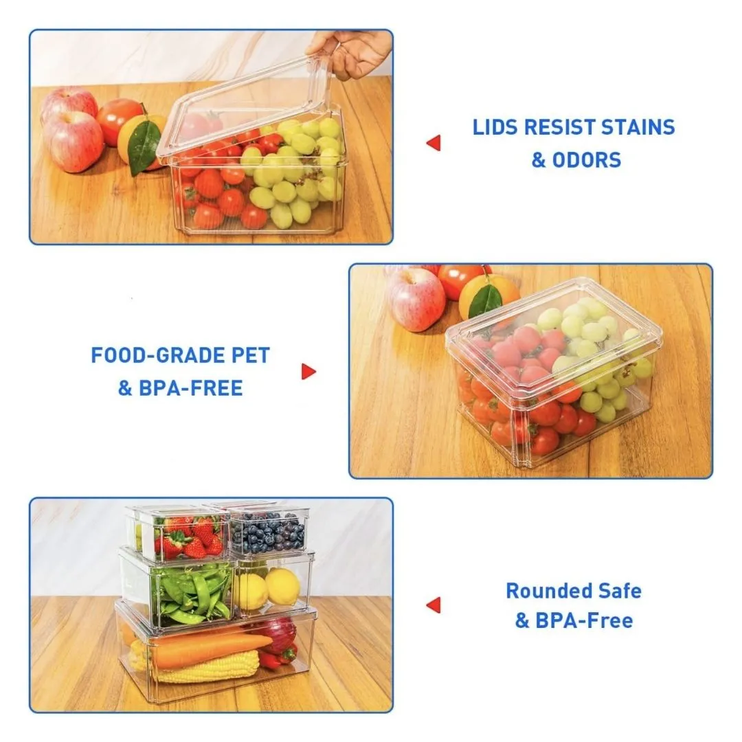 STORE IT Fridge Food Storage Organiser Box