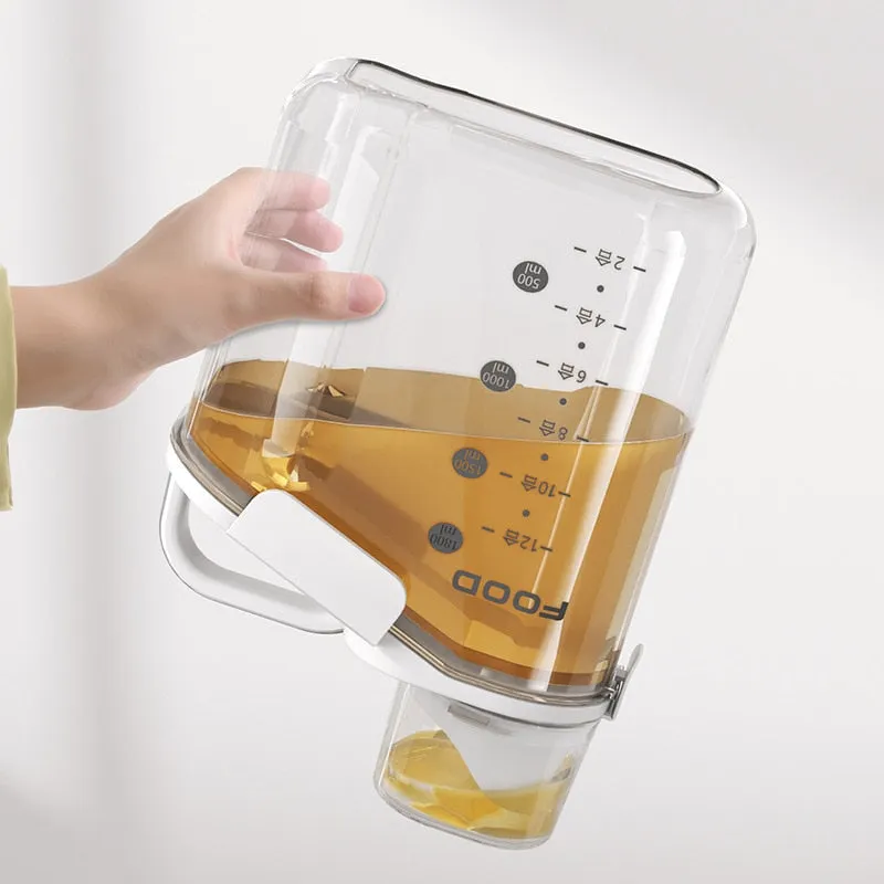 Transparent Measuring Food Storage Dispenser