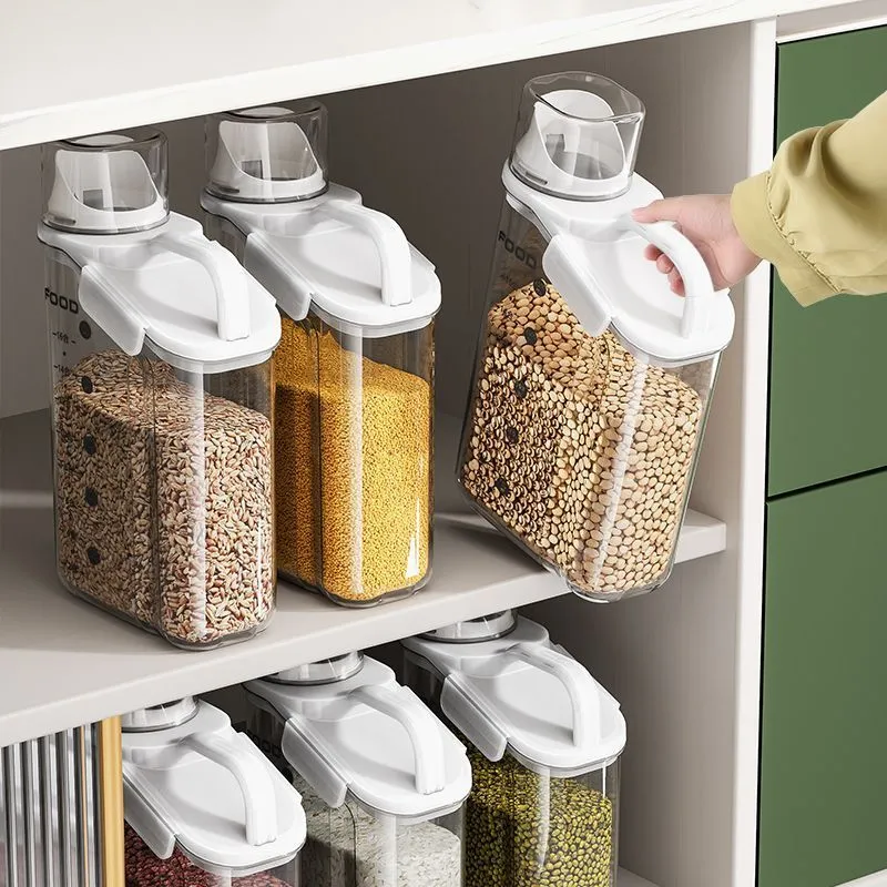 Transparent Measuring Food Storage Dispenser