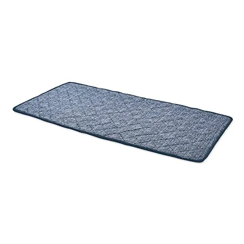 Wakefit Foldable Mattress | 20 mm Thick | Folding Mattress | Portable Rollup Mattress, Picnic Mat, Guest Mattress | King Size (75 x 72 inch) | Blue