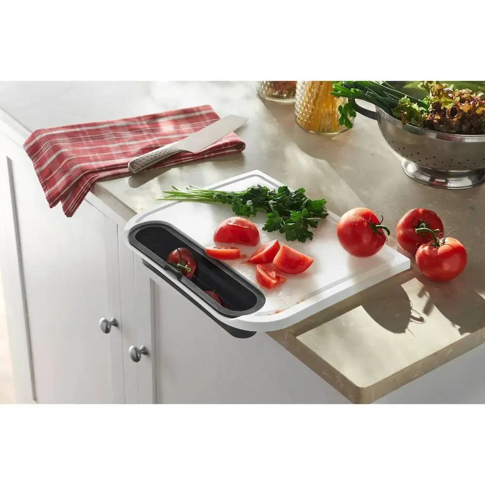 Weber Cut and Catch Cutting Board White