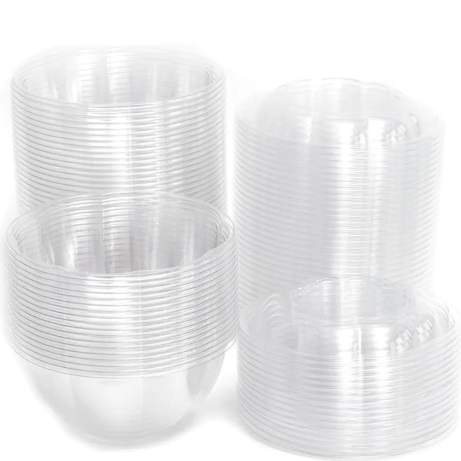 *WHOLESALE* 24oz. Rose / Salad Bowls To-Go Containers with lids | 150 ct/case