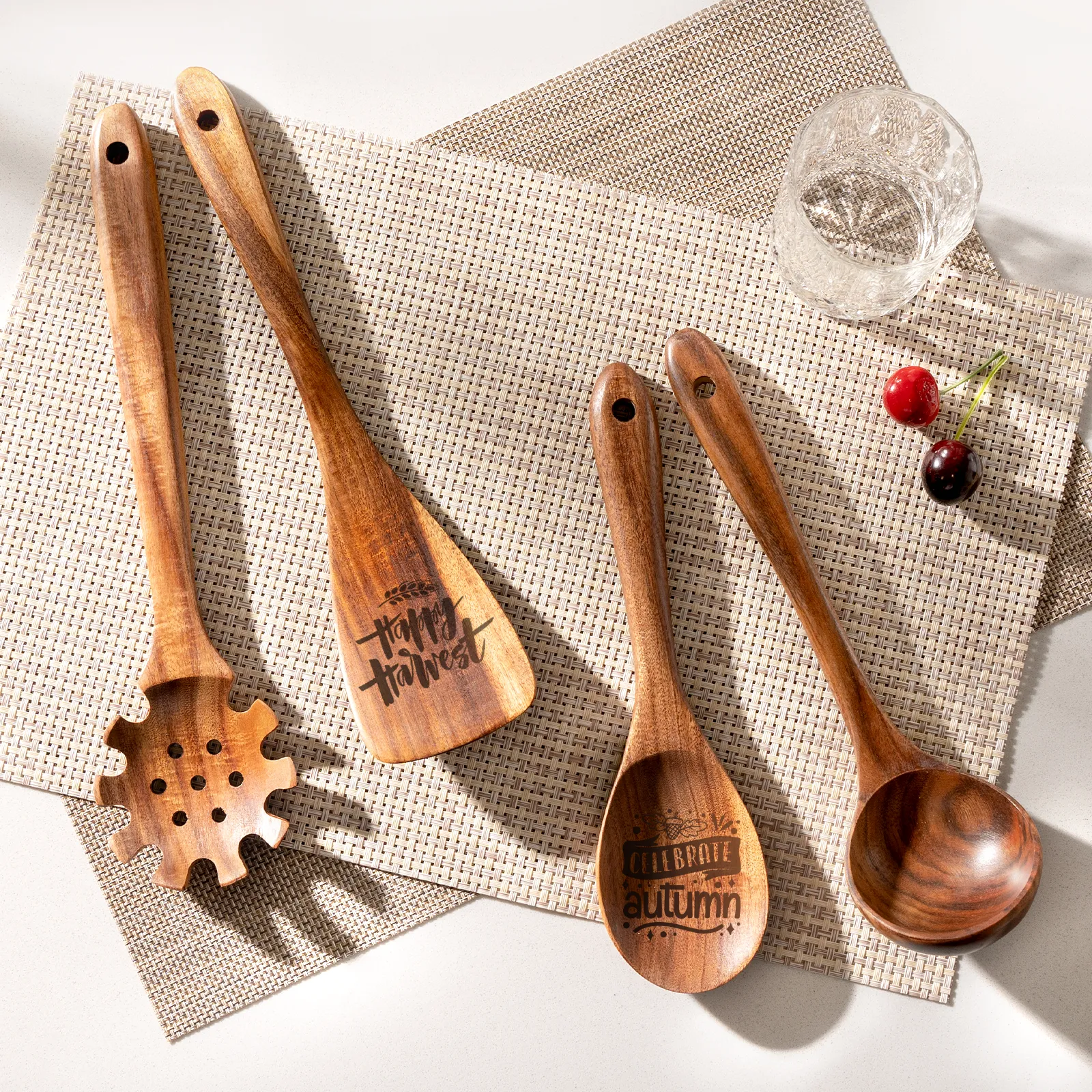 Wooden Kitchen Utensils (10pcs)